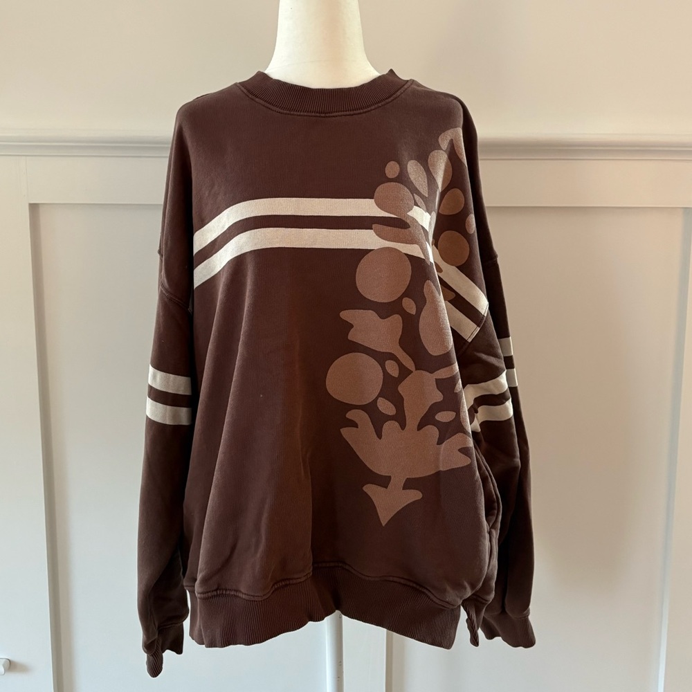 Free People Movement All Star logo crewneck